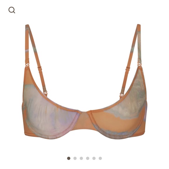 SKIMS Other - 🔥 💜 SKIMS | JELLY SHEER UNDERWIRE SCOOP BRA | TIE DYE PRINT / 32 / A